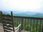 view from pigeon forge cabin