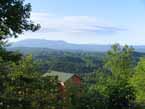 view from pigeon forge cabin