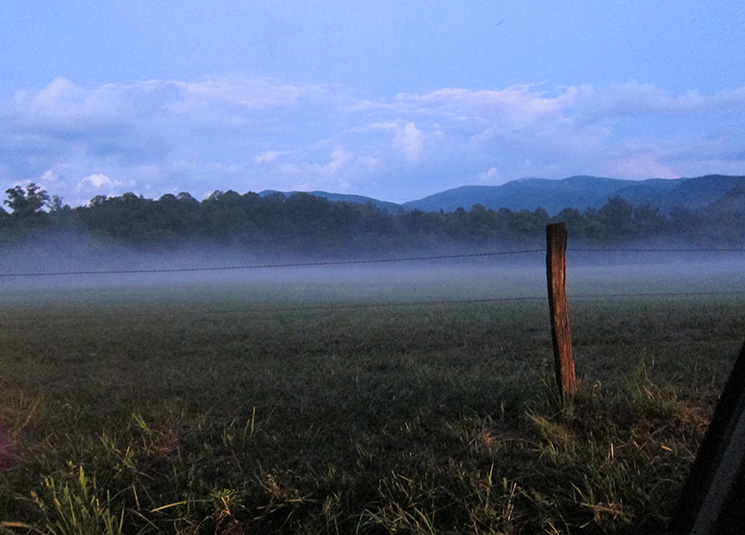 dusk cades cove