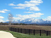 snow-capped mountains